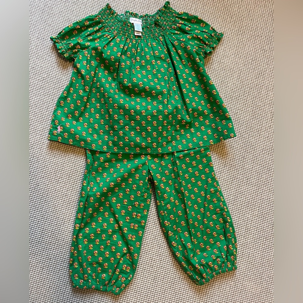 Ralph Lauren Cotton Poplin Set